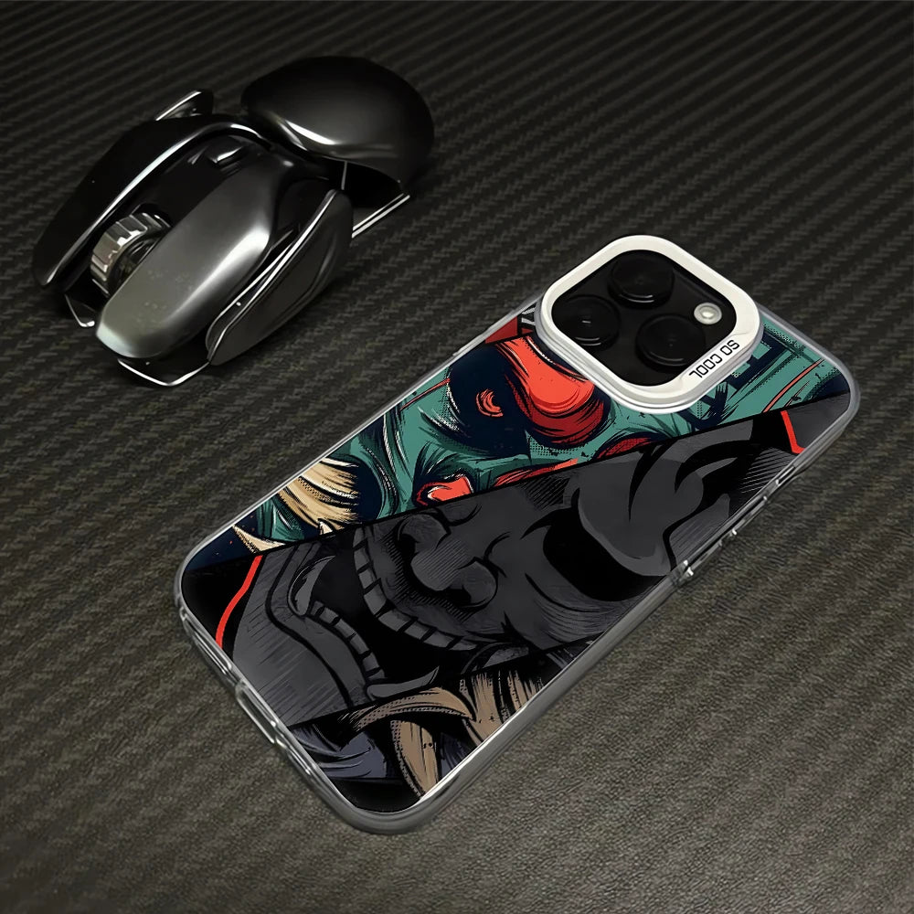 Capa Samurai Ghost Face | Design Japonês Matte e Proteção Anti-Queda p/ iPhone