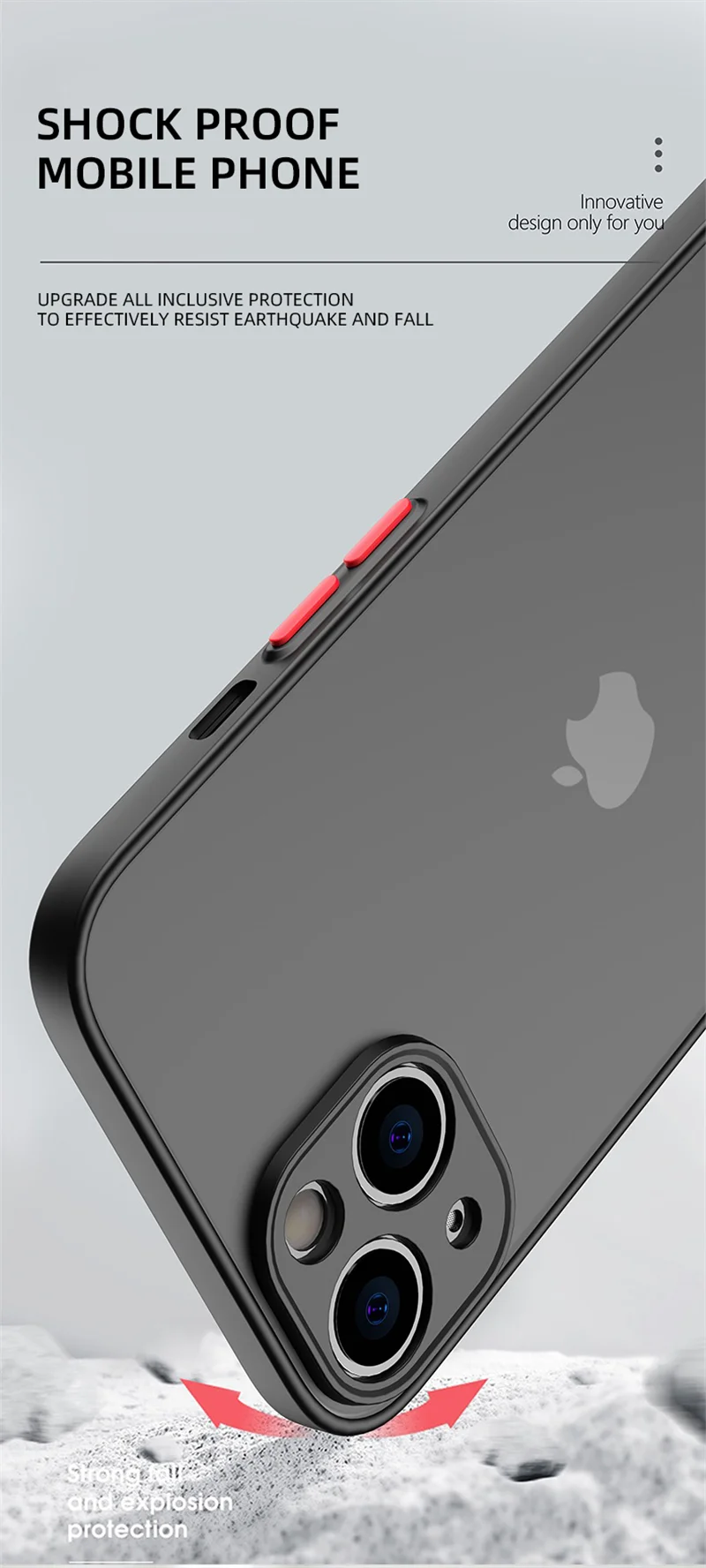 Capa Híbrida youyuexin™ | Proteção Completa e Design Slim p/ iPhone