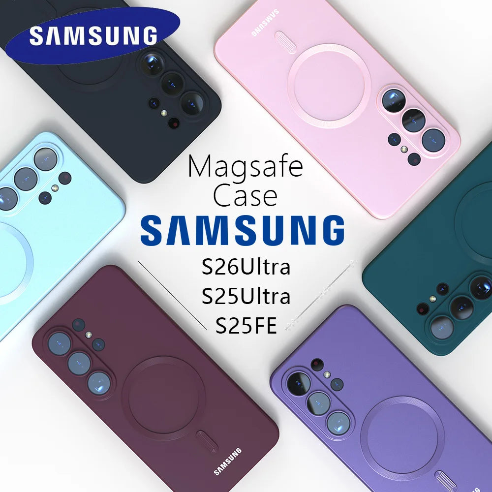 capa Magnética Full Coverage p/ Samsung | Proteção Anti-Risco & Anti-Dedadas