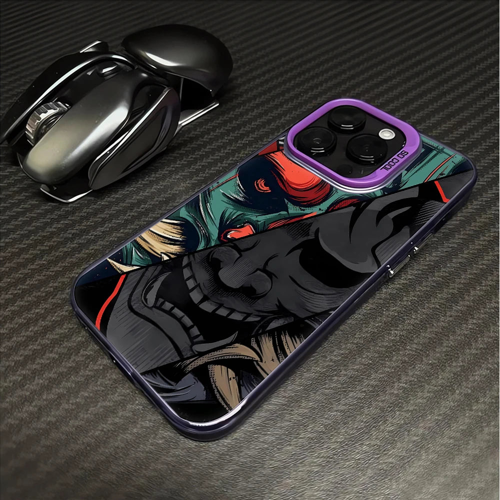 Capa Samurai Ghost Face | Design Japonês Matte e Proteção Anti-Queda p/ iPhone