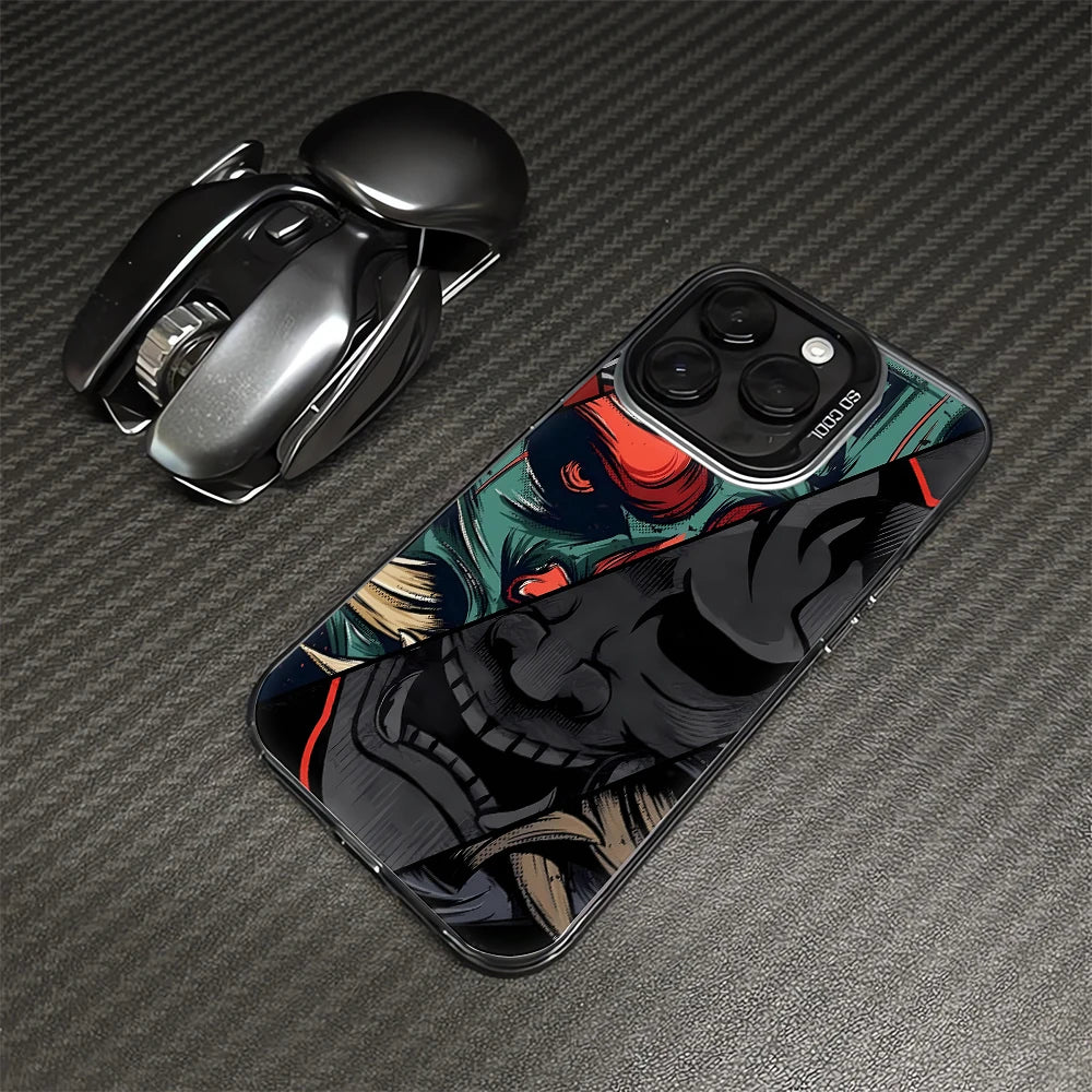 Capa Samurai Ghost Face | Design Japonês Matte e Proteção Anti-Queda p/ iPhone