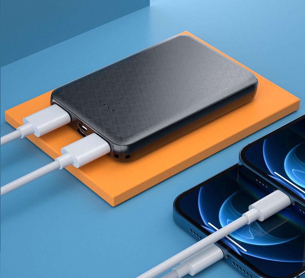 PowerBank Compact Pro™ 5.000mAh | Carregamento Triplo Ultra-Rápido