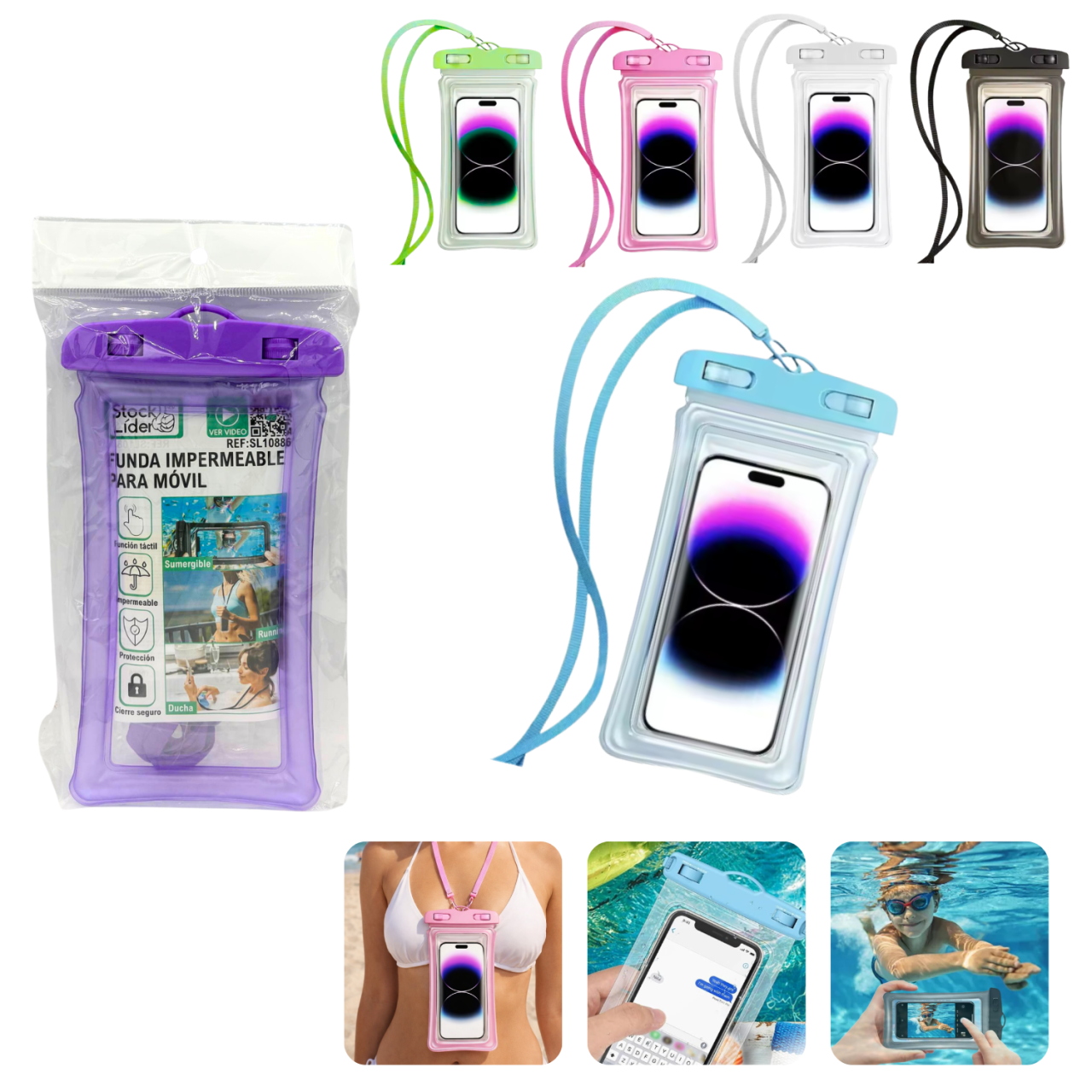 Funda Impermeável Pro™ | Bolsa Estanque com Função Tátil para Smartphones