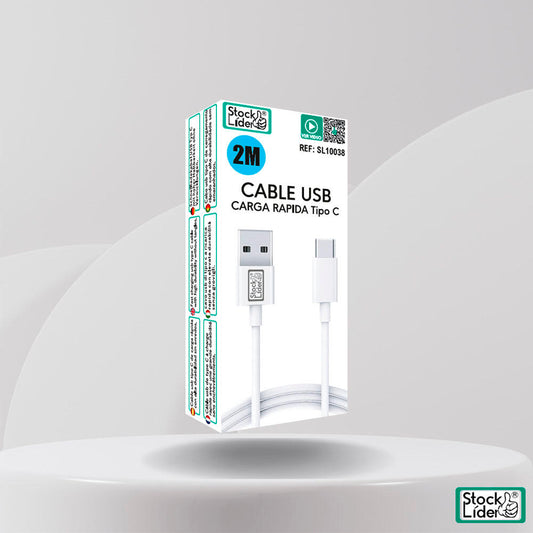 Cabo USB-C Premium 2m | Carregamento Ultra-Rápido e Transferência de Dados